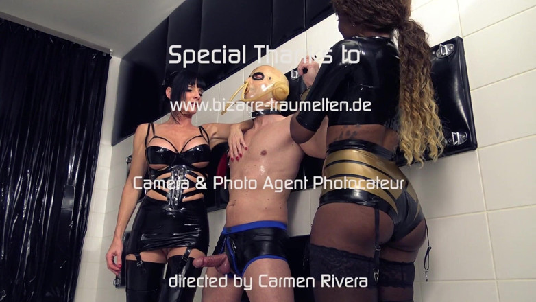 Carmen Rivera Entertainment: Semen crook in the rubber chamber