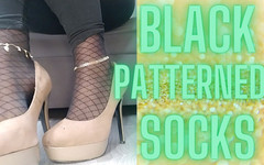 Monika Nylon: (60) Ponožky s černým vzorem