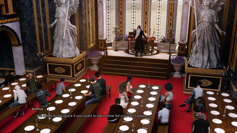 3D Cartoon Porn: Academia Poftei 6 - James își începe prima zi la Academie și întâlnește prieteni noi