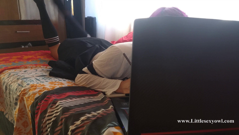Littlesexyowl: my stepfather won't let me do my homework, he always...