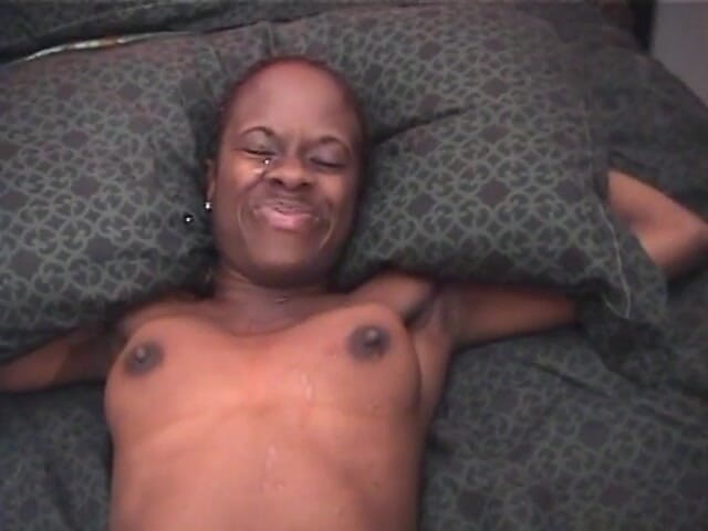 Cumming Soon: Curiois ebony babe with small tits is fond of riding...