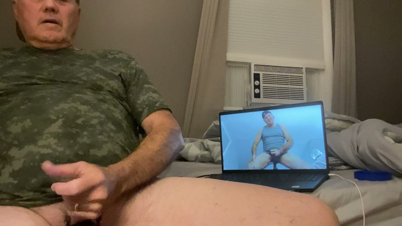 BIKEMAN25: Jerking off to One of My Videos on Hamster