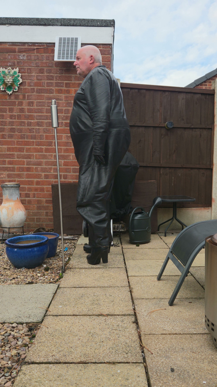 Leatherman63: Leder-jumpsuit