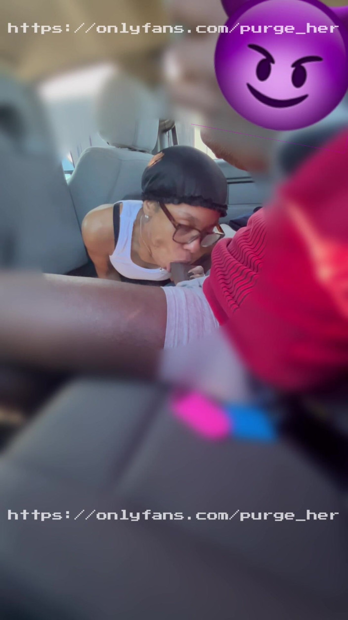 Purge_her: Pretty Four Eyed Girl Gets Cum in Her Mouth