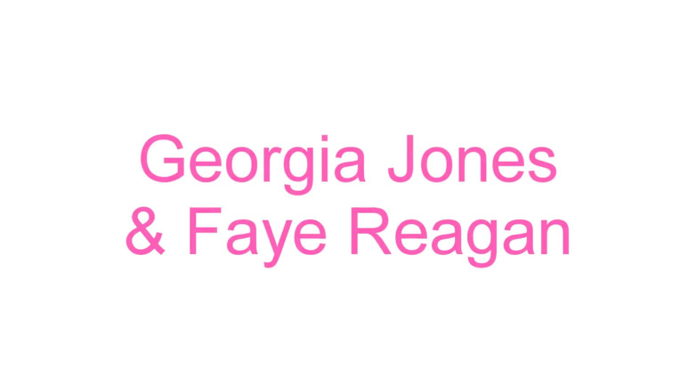 GirlsKissxxx: Georgia Jones jde lesbicky s Faye Reagan se sezením na...