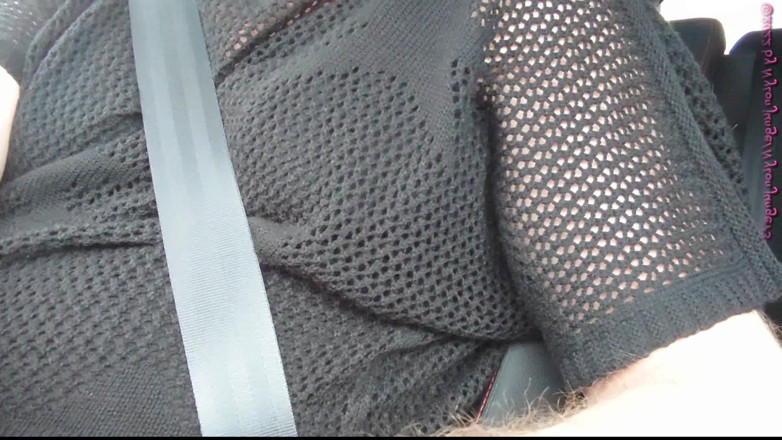 Carmen_Nylonjunge: Small genital in the car