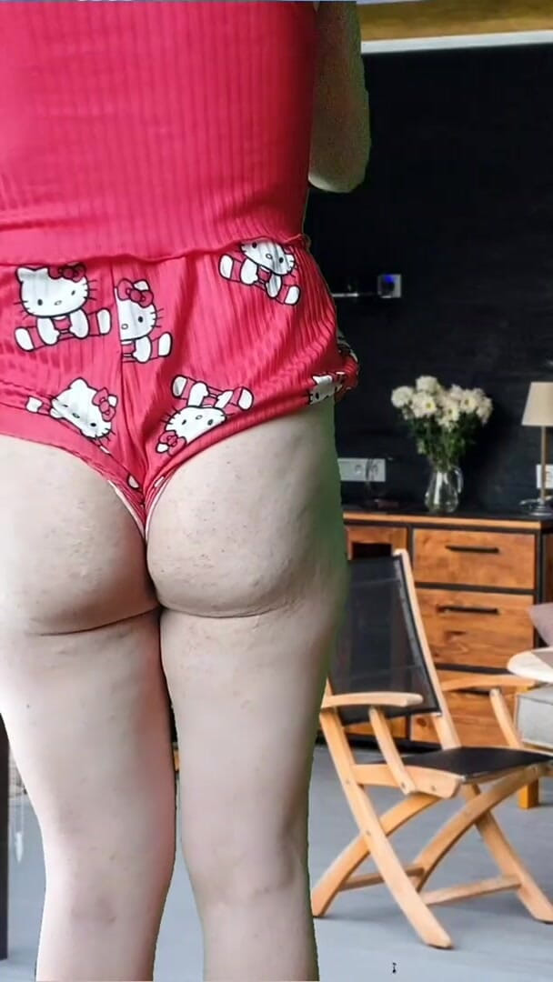 Kitty_Cross: Sissy Enjoying at Houseyard in Her Cutie Short Outfits Lollipop...