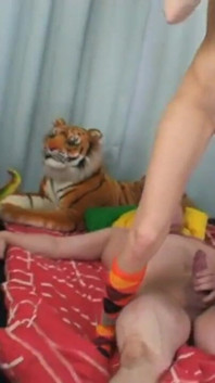The young girl agrees to shoot a porn video for the first time