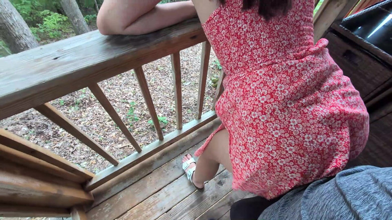 Mimiandevan: POV: 赤毛がドレス姿でお尻を振ってこすりつける