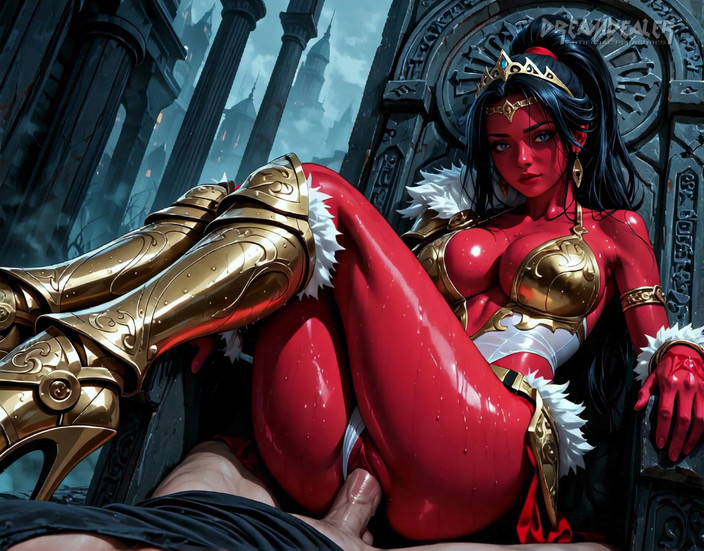 DreamDealer: Infernal Lust Is the Queen of Forbidden Fire, Luring Mortals...