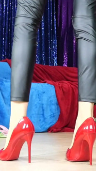 Ballet Flats and High Heels Walking