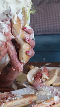 Sehr schmutziges Hotdog-Spiel