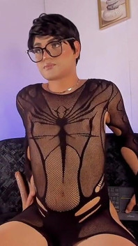 Ken Femboy Dances in Front of the Camera Dressed as a Whore Sissy