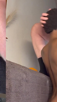 Interracial anal de pie - culo a boca y final facial