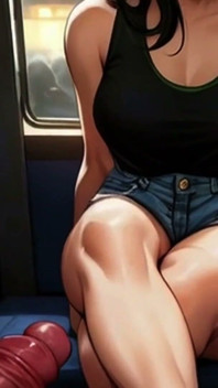 Les amis de Lin t’aident à te vider la bite dans le bus