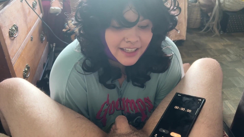 MyPrejacBoyfriend: Blowjob Timer Challenge: Last and I Won’t Cuck You
