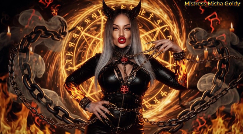 Goddess Misha Goldy: My Words Carve Hell Into Your Mind While Your Dick...