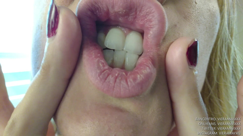 VieraMayXXX: Asmr mund und lippe Klatschen für dich