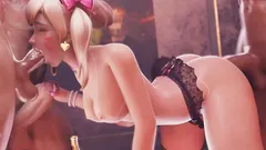 Robaatoo Tiaz-3dx D.va’s Wild Party: Hardcore Fun with Three Studs