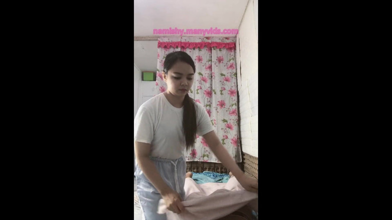 AsianSharinami: Schüchterne masseuse stimmt zu, zusätzlichen service