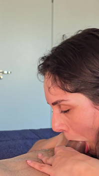 Wild Blowjob with a Facial Finale