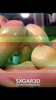 D3d Sxgar3d Curvy White Girl jezdí na masivním ptákovi - intenzivní hardcore sex se zadkem hladovým po mrdce