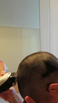 Italian Girl Shaves Her Head to Zero