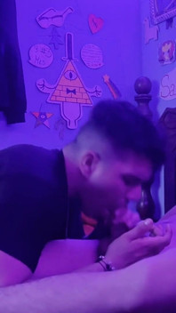 Chupando o enteado hetero do meu padrasto