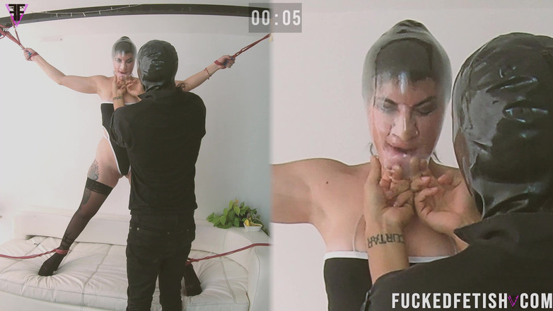 Fucked fetish: Limită Prezervativ legare respirație 4 membre Distractiv latino