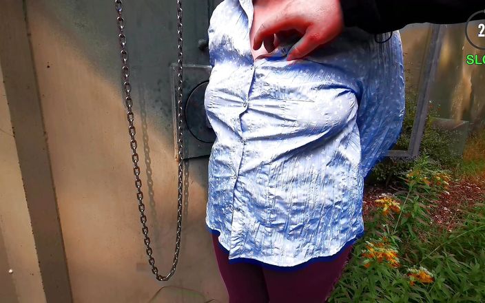 Bouncy Tits Action: Permainan melancap - menampar teteknya istimewa merah 4