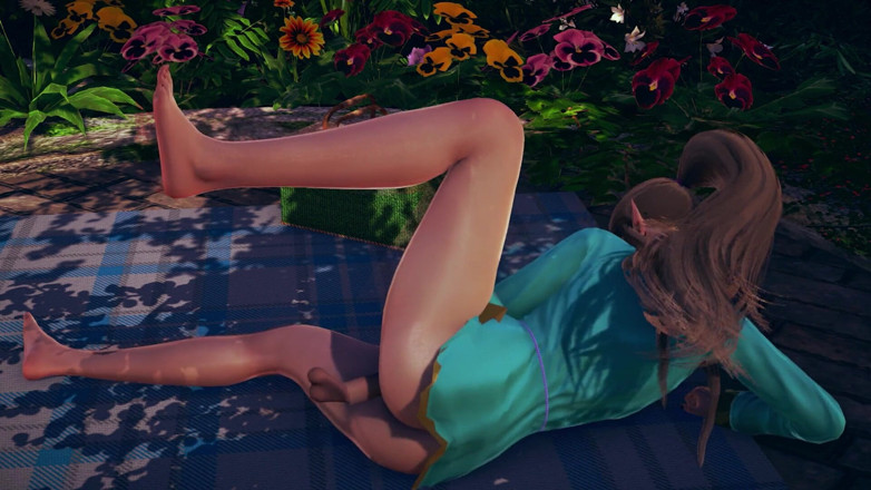 Waifu club 3D: Convide um elfo para um piquenique