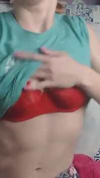 Big Muscles Flexing