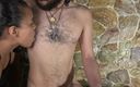 Mahama Productions: Царапает, нюхает и лижет всю его спину, грудь и его волосатые подмышки