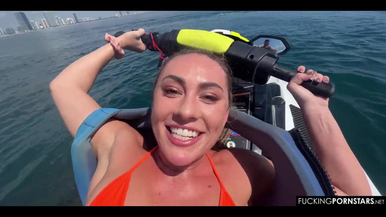 Maximo Garcia: Jetski POV Fuck with Wild Mackenzie Mace and Aquatic Watchers....