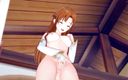 Hentai Smash: Asuna Yuuki thủ dâm một mình trong phòng của cô ấy....
