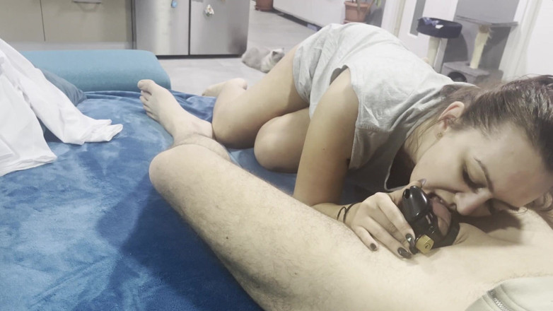 fantasycouplexxx: 순결 POV - 공을 빠는 - 4K