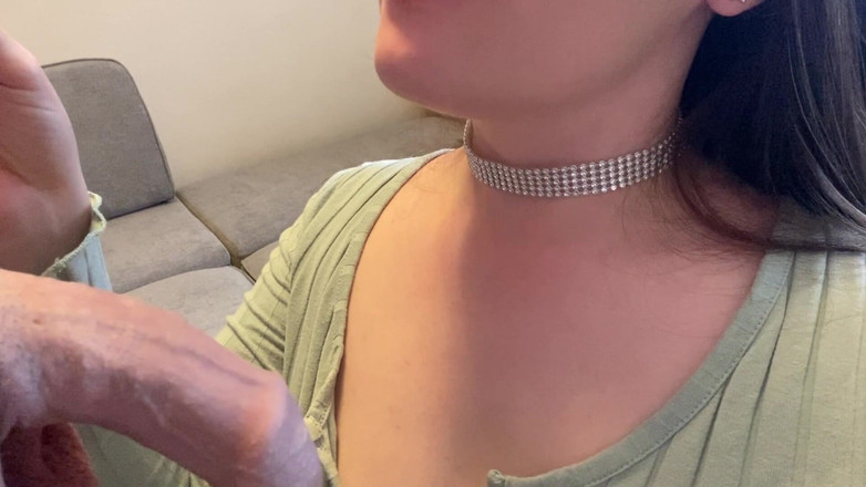 Mirallise: Wanted a Lollipop, Got a Dick! Big Cumshot in Mouth!