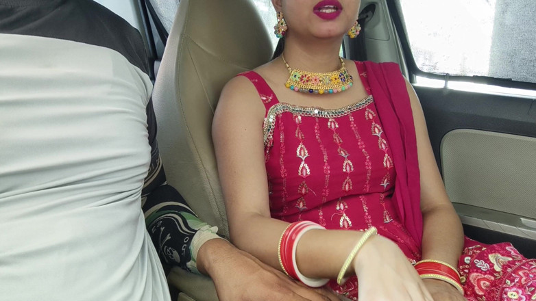 Hornycouple149: Linda india hermosa follada con enorme polla en coche al...