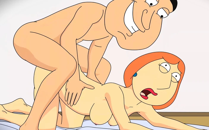 Hentai ZZZ: Chàng trai khiêu dâm Glenn đụ mạnh lois doggystyle