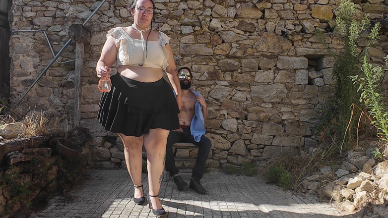BBWorking: Fotografova hračka - Silná bbw pózuje, nese a jezdí na jejím...
