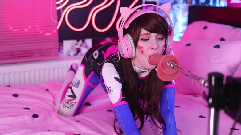 Yukki Amey: D.va pilot overwatch Dva ngentot mesin seks