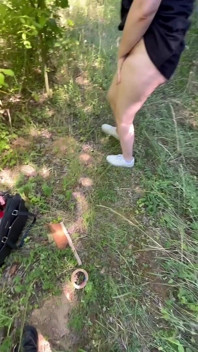 Outdoor Disgrace: BDSM Session W/ Tools From Hardware Store