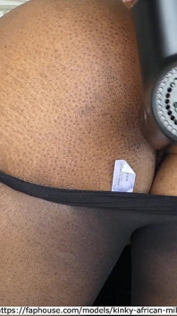 Facesitting and Peeing in Black Pantyhose, Part 1