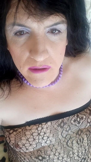 Ancke: Shemale Celeste playing with herself