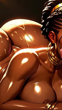Beautiful Ebony Babes with Bwc - Interracial Fantasy Edit (ai Generated)