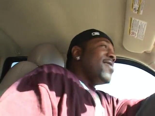 Big Black World: White chick gives head to the black guy