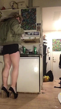 Sissy Fag Jes Brinch Hotpants