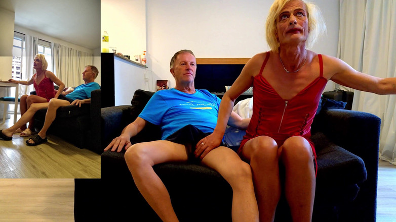 Gigi and David: Laatste live seksshow, Gigi en Dave, shemale en mannenpaar, pov,...