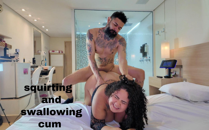barbanegrazponto1onepov: 나는 격렬한 섹스를했고 많이 왔고, 그는 나에게 우유를 주고 모든 것을 삼키게했다. 시오후키와 정액 삼키기