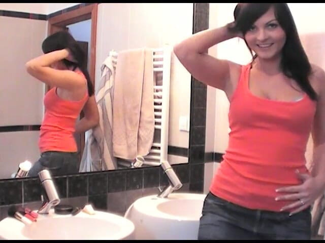 All Those Girlfriends: Amateur chick Sandra Sanchez likes playing with her pussy